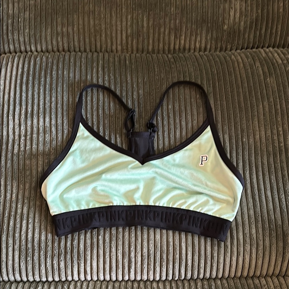 PINK Victoria's Secret Mint Green Sports Bra